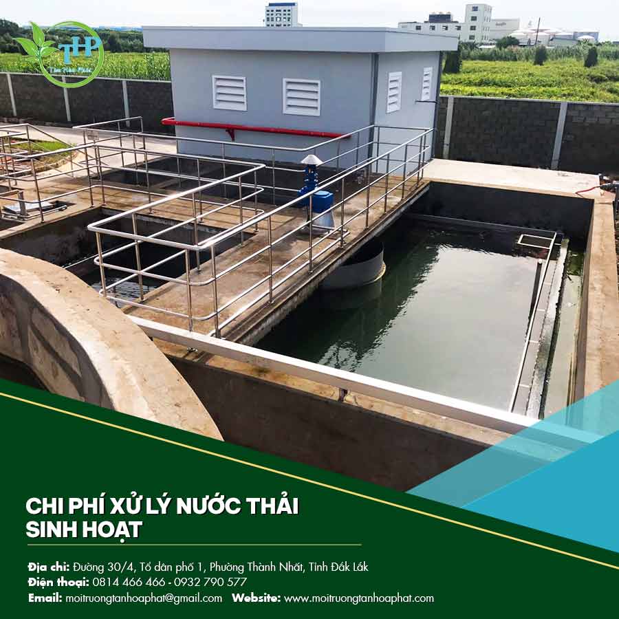 Chi phí xử lý nước thải sinh hoạt