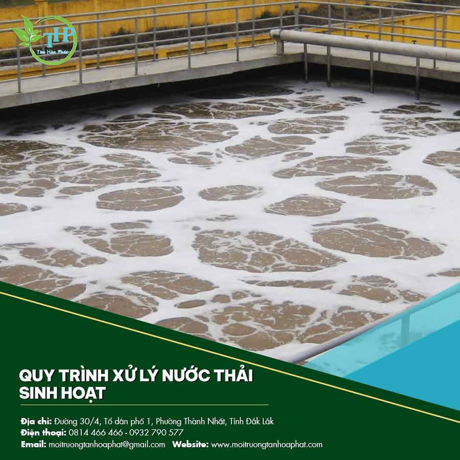 Quy trình xử lý nước thải sinh hoạt