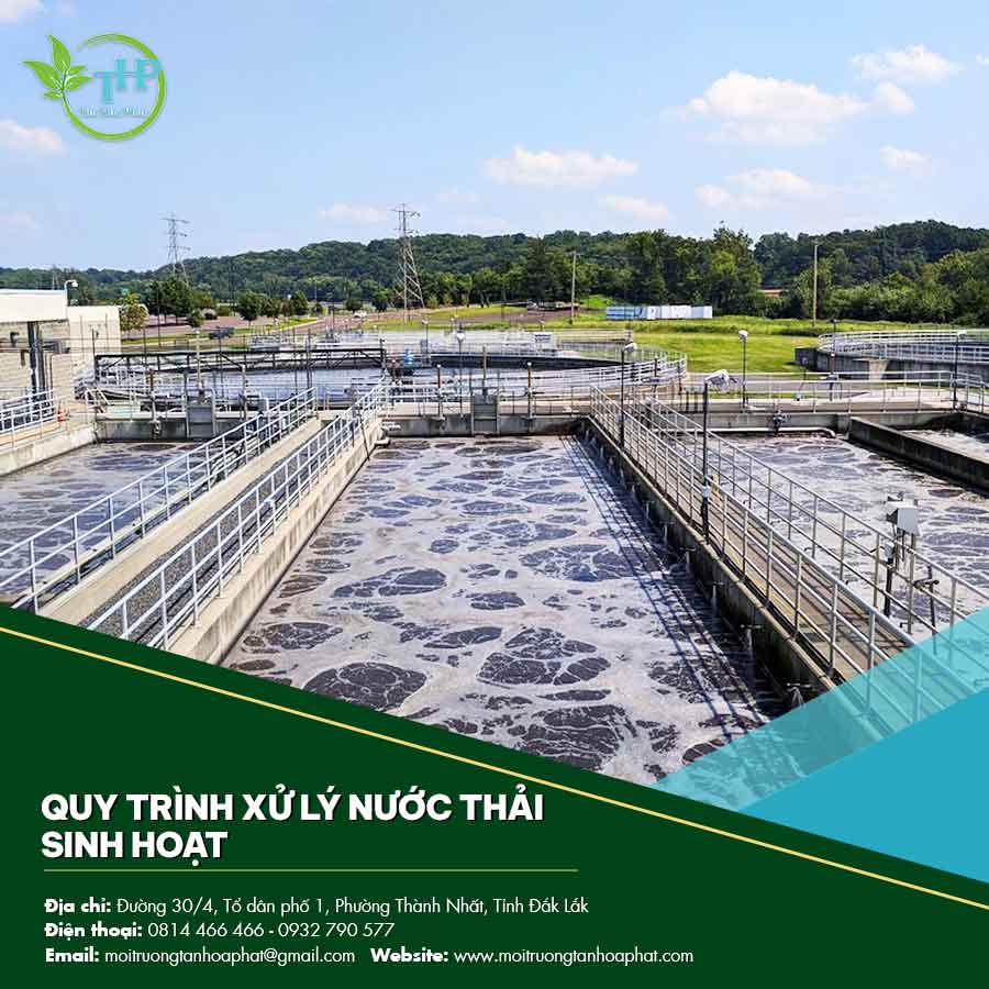 Quy trình xử lý nước thải sinh hoạt