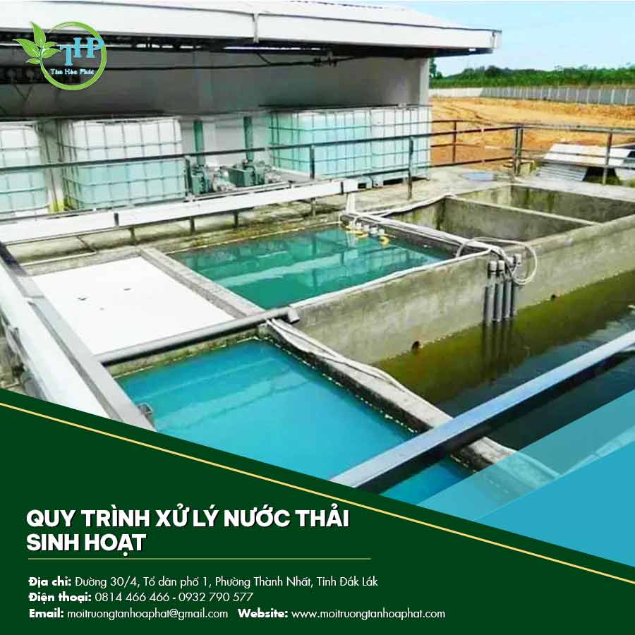 Quy trình xử lý nước thải sinh hoạt