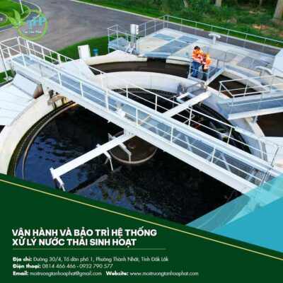Vận hành và bảo trì hệ thống xử lý nước thải sinh hoạt