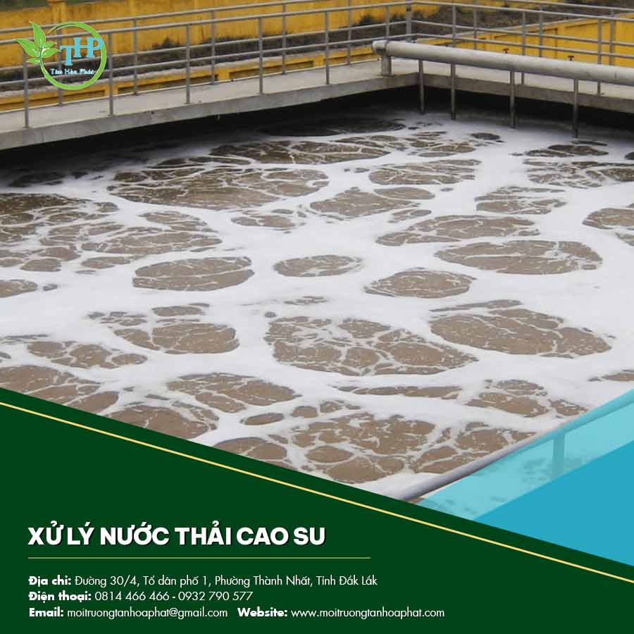 Xử lý nước thải cao su