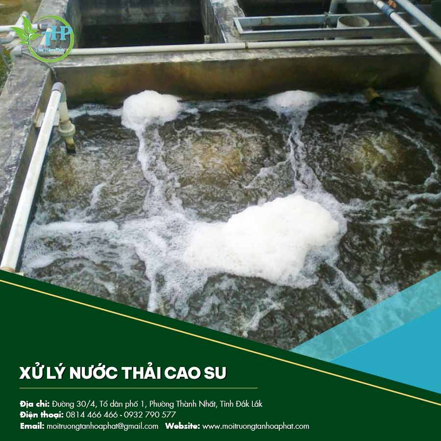 Xử lý nước thải cao su