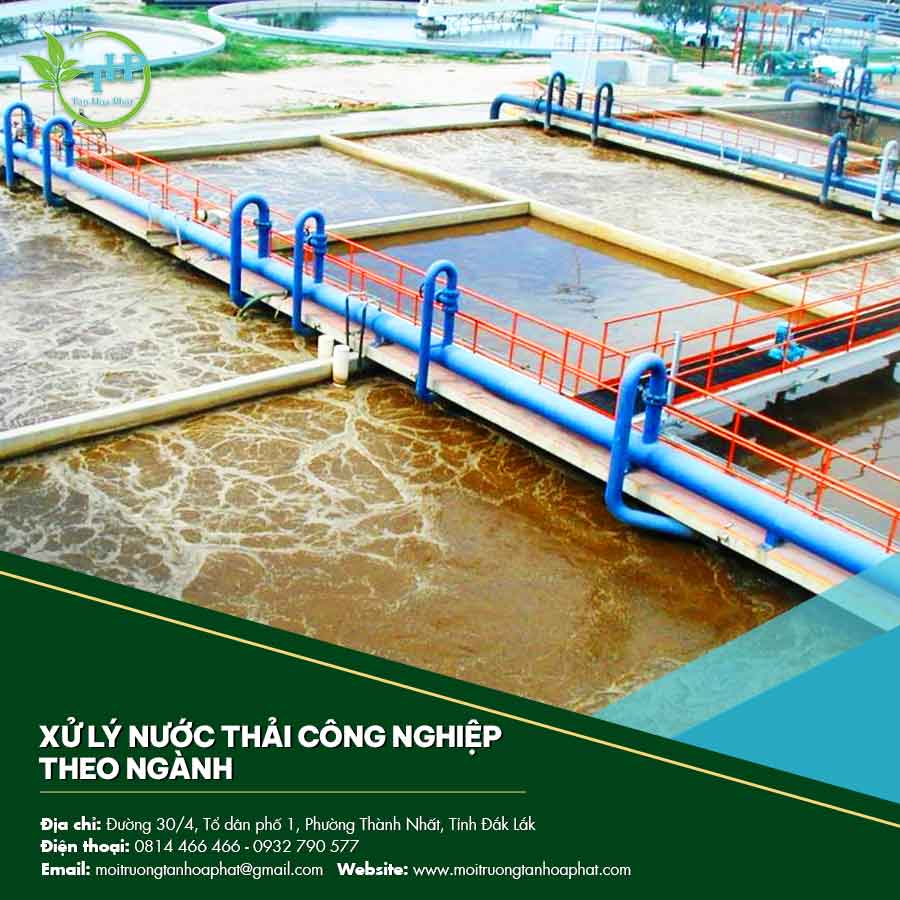 Xử lý nước thải công nghiệp theo ngành