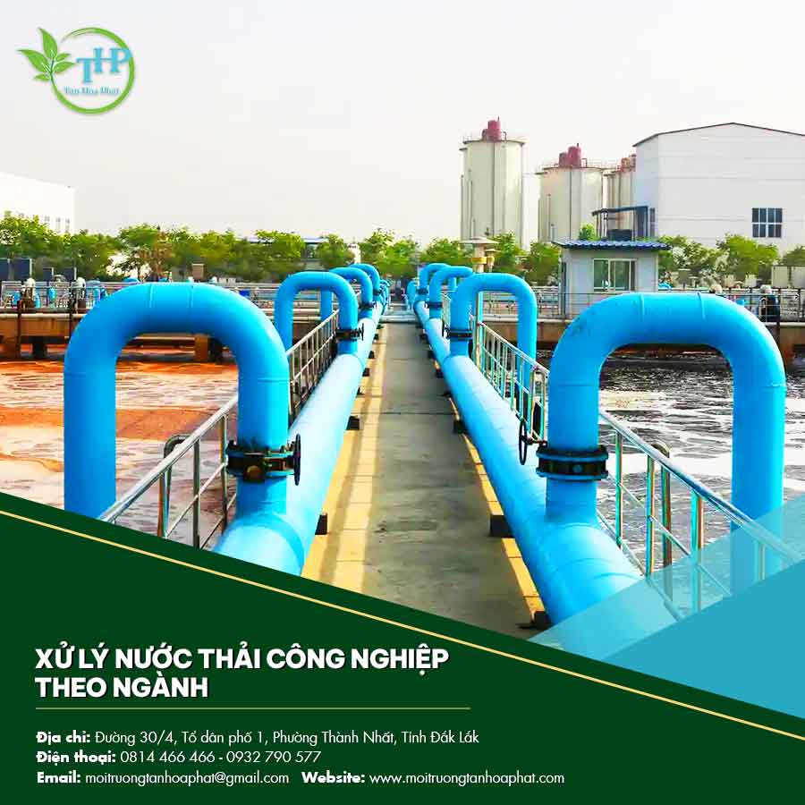 Xử lý nước thải công nghiệp theo ngành