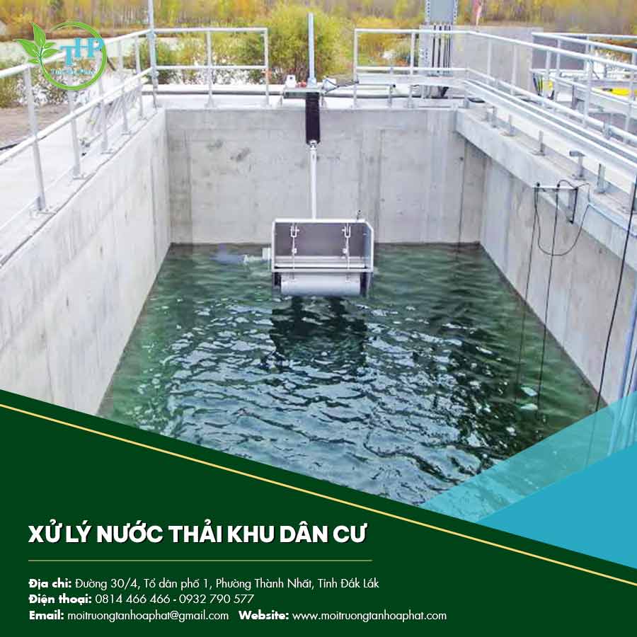 Xử lý nước thải khu dân cư