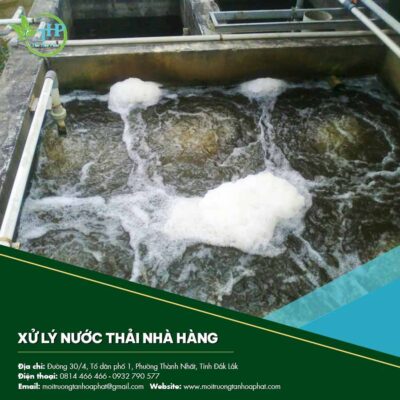 Xử lý nước thải nhà hàng