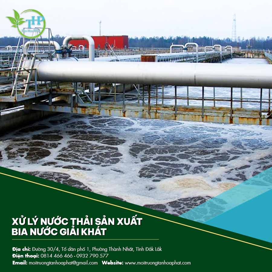 Xử lý nước thải sản xuất bia nước giải khát