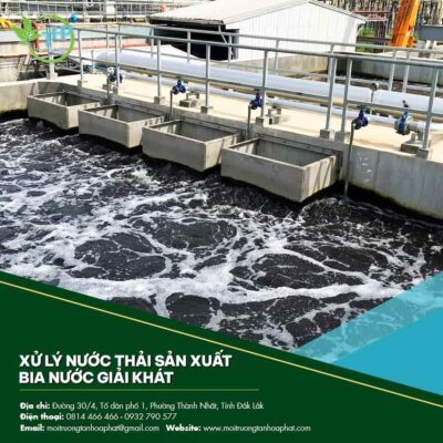 Xử lý nước thải sản xuất bia nước giải khát