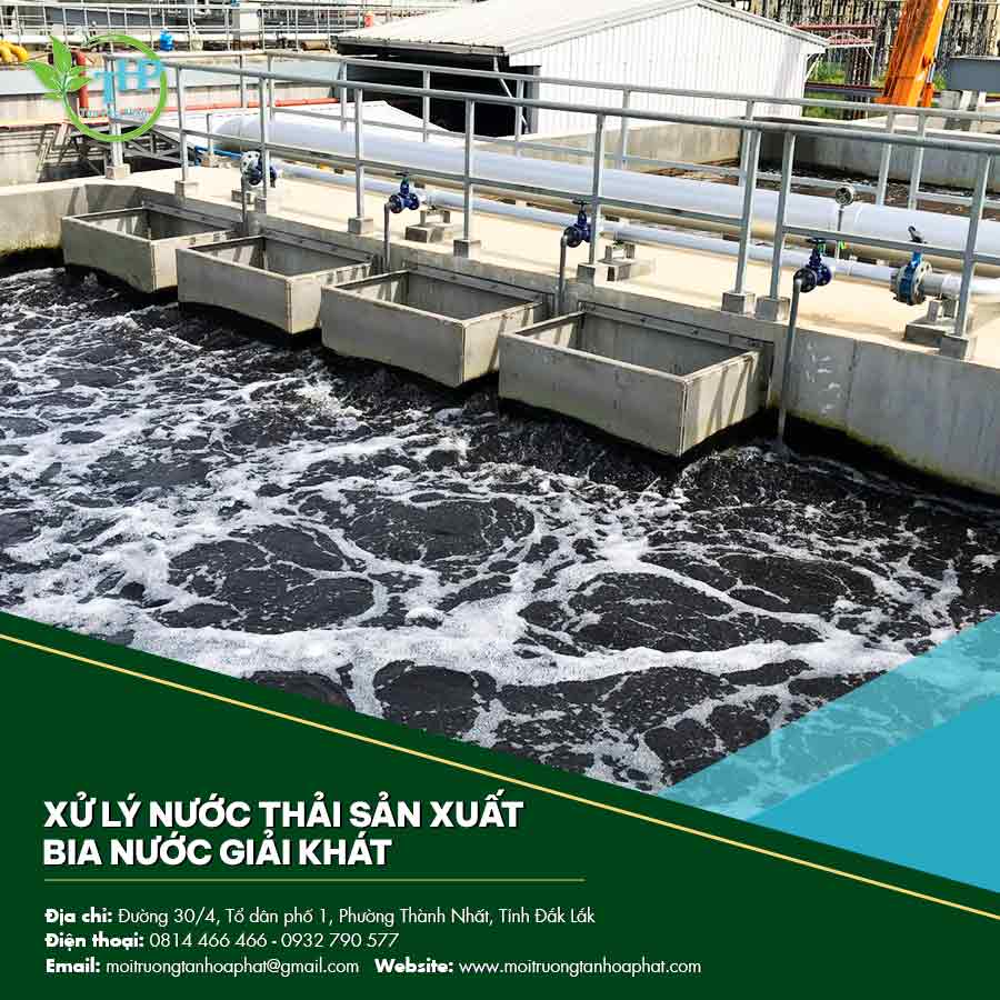 Xử lý nước thải sản xuất bia nước giải khát
