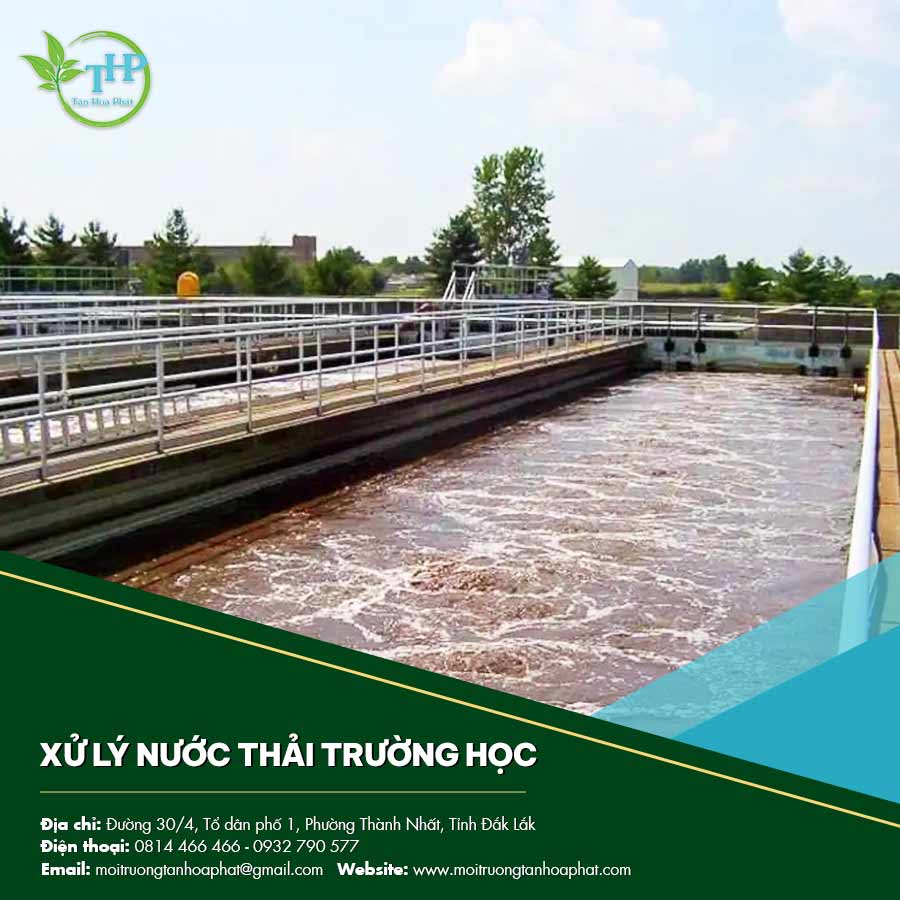 Xử lý nước thải trường học