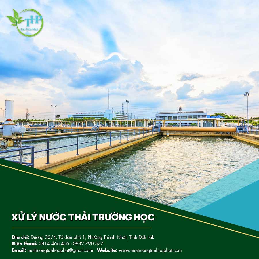 Xử lý nước thải trường học