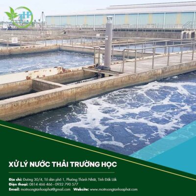 Xử lý nước thải trường học